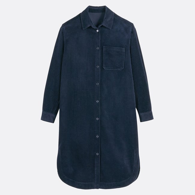 Robe droite, longueur midi, velours côtelé - LA REDOUTE COLLECTIONS