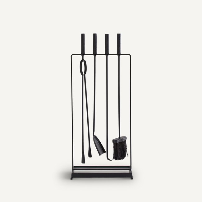 Suporte e acessórios para lareira, Eko preto <span itemprop=