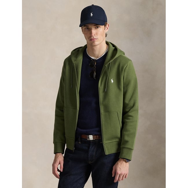 Sweat à capuche zip en Double Knit Tech  - POLO RALPH LAUREN