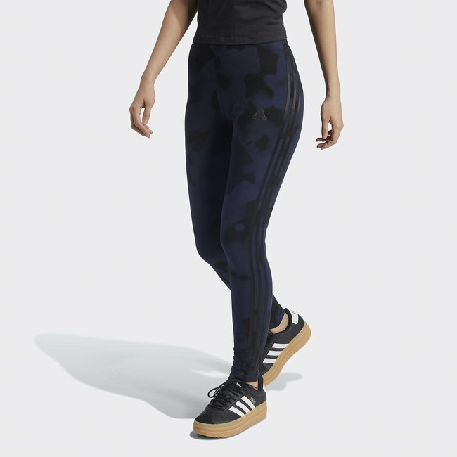 Adidas 3 stripe leggings navy new arrivals