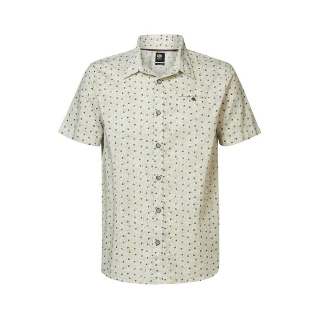 Chemisette en coton craie <span itemprop=