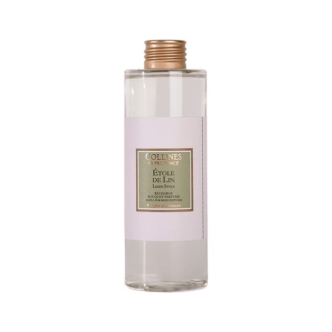 Recharge Diffuseur de parfum ÉTOLE DE LIN Couleur blanc <span itemprop=