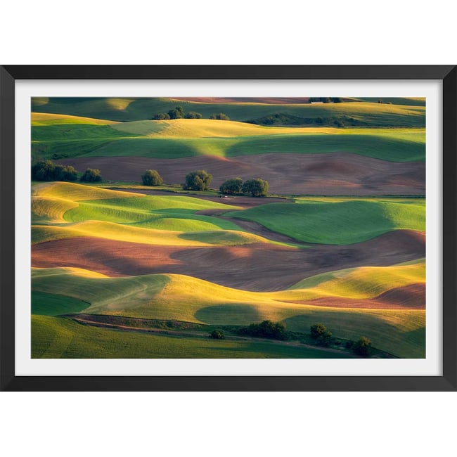 Affiche Colline colorée - HEXOA