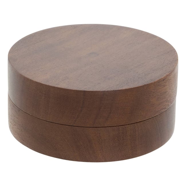 Cendrier en acacia NYERO Couleur marron <span itemprop=