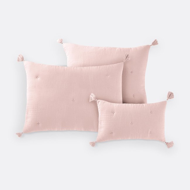 Housse de coussin matelassée gaze de coton, Kumla - LA REDOUTE INTERIEURS