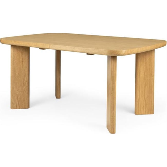 Table extensible rectangulaire ESTRELLA Couleur bois naturel <span itemprop=