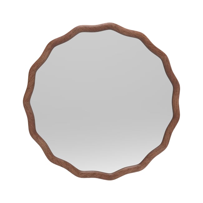 Miroir bois ondulé 60cm - EMDE