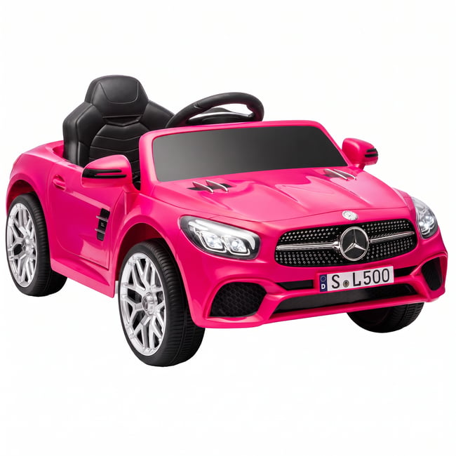 Voiture électrique à conducteur assis PP Rose rose, argenté, noir <span itemprop=