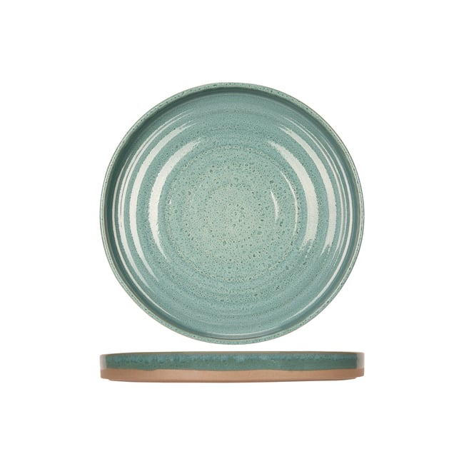 Lot de 6 Assiettes plates en grès, BASALT - COSY&TRENDY