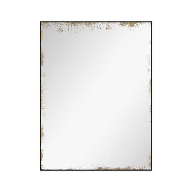 Miroir style ancien 60x80cm Couleur noir <span itemprop=