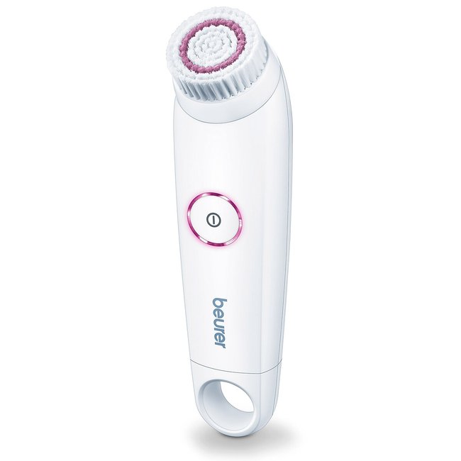 Brosse cosmétique visage rotative FC45 blanc/rose <span itemprop=