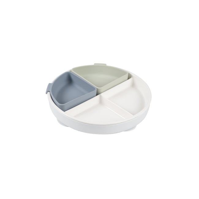 Assiette bébé compartimentée en porcelaine MIX & MATCH - BEABA