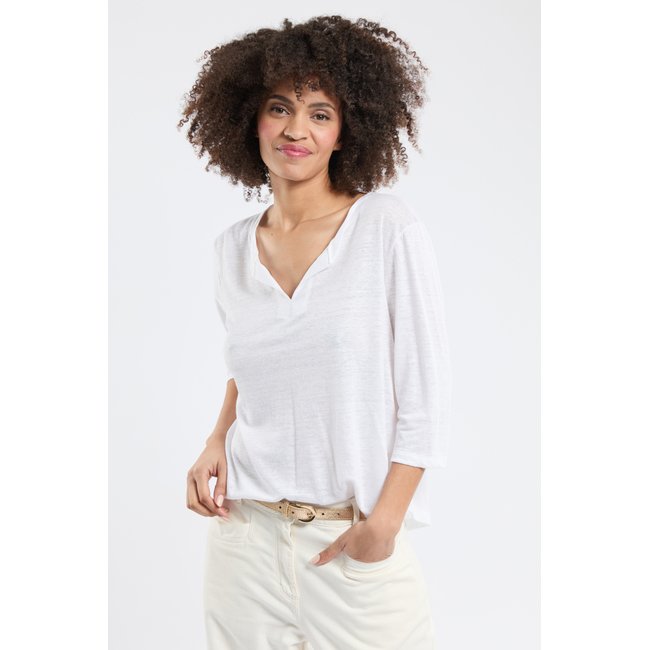 T-shirt manches 3/4 Milo - lin - TERRE & MER
