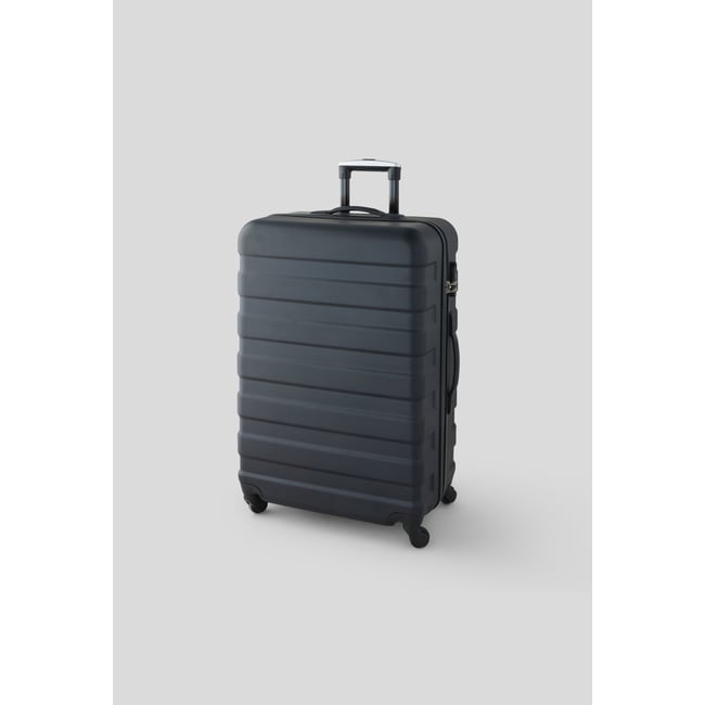 Valise rigide, 4 roues, 75cm noir <span itemprop=