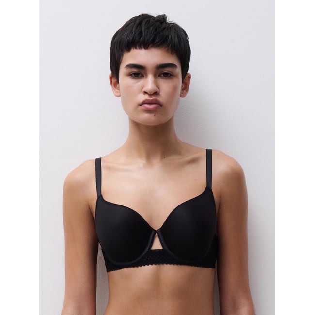 Soutien-gorge mémoire de forme emboîtant PLAY noir <span itemprop=