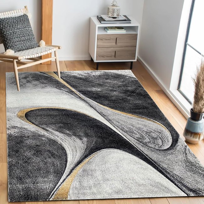 Tapis salon et chambre tissé motif géométrique MADILA - UN AMOUR DE TAPIS