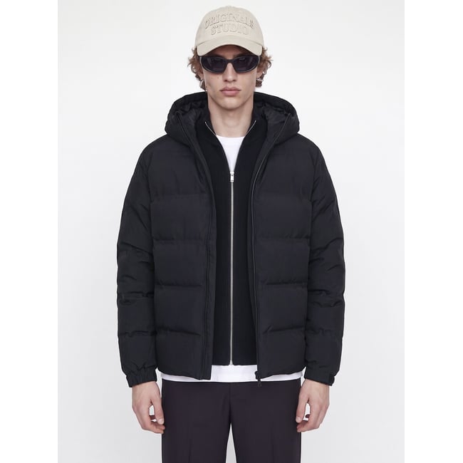 Doudoune courte capuche fixe col montant, plein hiver - JACK & JONES
