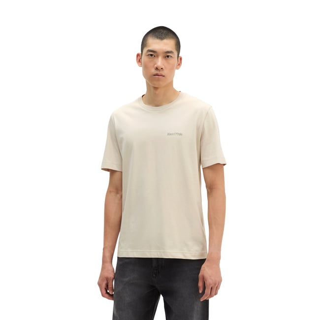 T-shirt regular en coton bio régénéré gris <span itemprop=