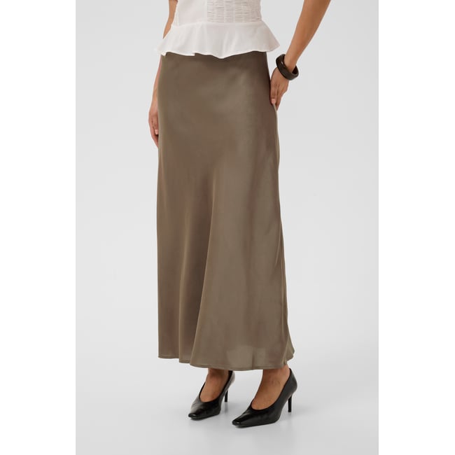 Jupe - tissage léger beige falcon <span itemprop=