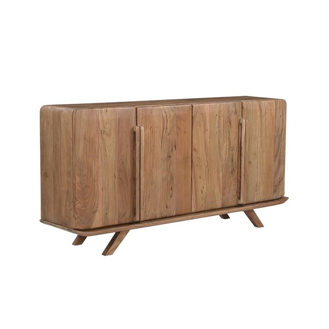 Buffet en bois d'acacia VINNIE Couleur bois clair <span itemprop=