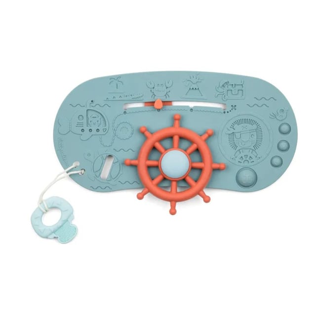 Panneau d'activités pour le bain Bateau pirate - LILLIPUTIENS