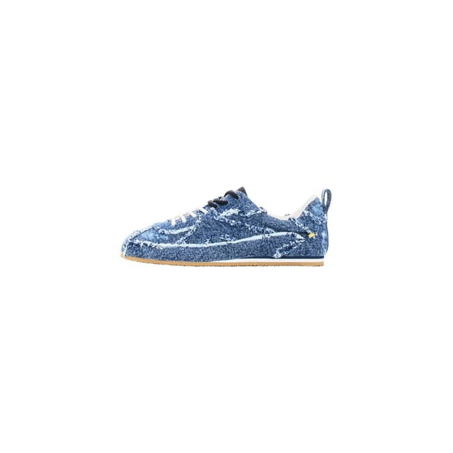 Baskets 100 % coton bleu <span itemprop=