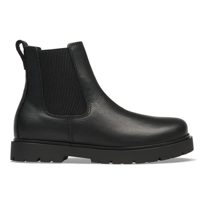 Bottines Chelsea en cuir Highwood Slip-On Mid noir <span itemprop=