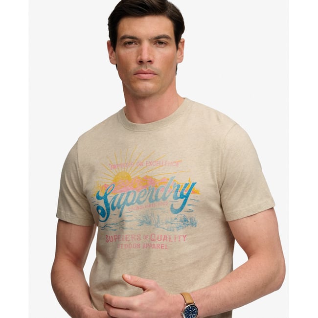 T-shirt Outdoors Mountain Coupe Décontractée - SUPERDRY