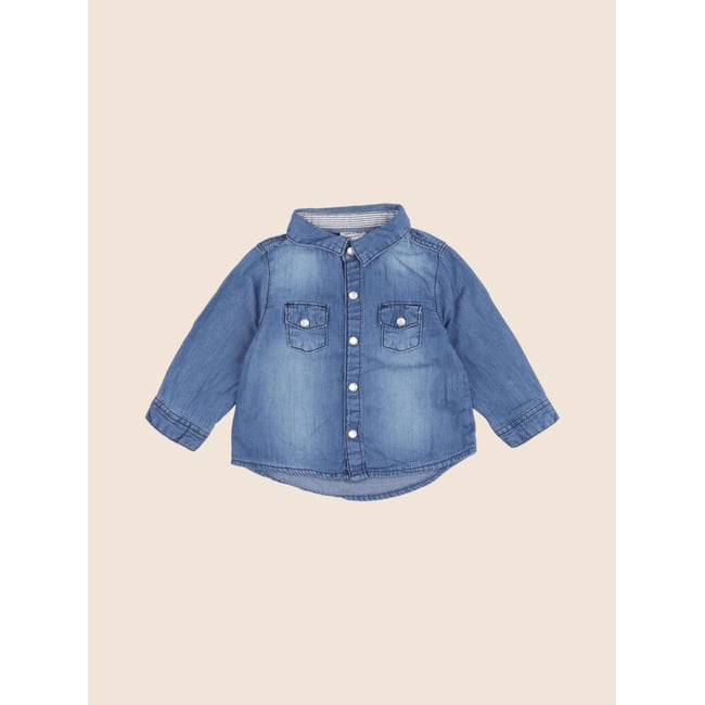 Chemise - Très bon état bleu <span itemprop=
