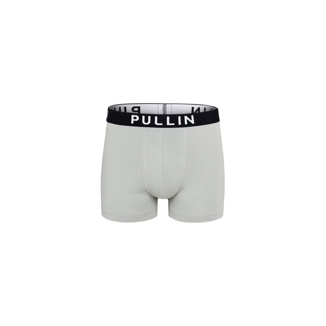 BOXER COURT COTON DRIZZLE gris <span itemprop=