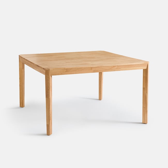 Table à manger, carrée, en chêne, de 4 à 8 personnes, NEODELITO Couleur coloris chêne <span itemprop=