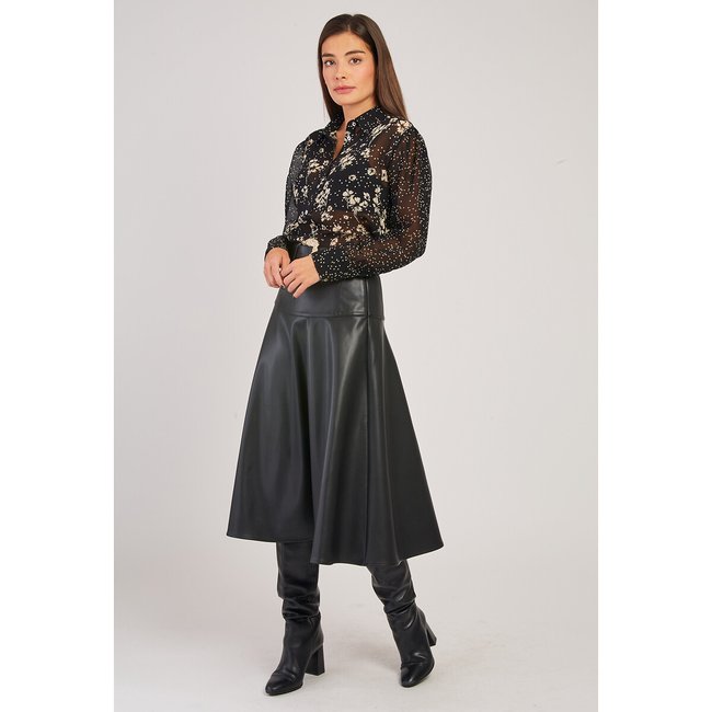 Falbala Blouse, black, DERHY