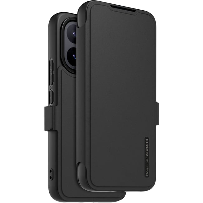 Etui avec cordon Xiaomi 17T Pro Folio premium noir - MADE FOR XIAOMI