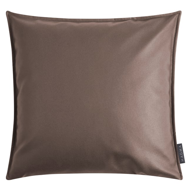 Housse de coussin aspect cuir métalisé SANTANA - MAGMA HEIMTEX