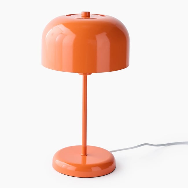 Lampe, 20xH36,5cm, en métal Couleur orange <span itemprop=