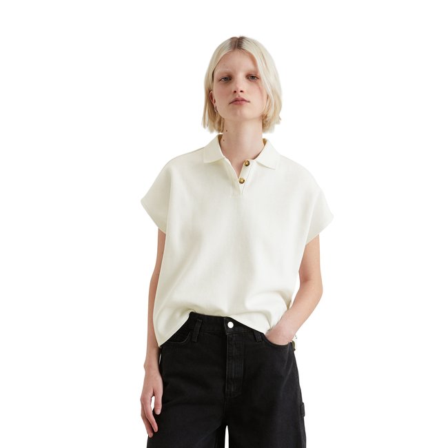 Polo sans manches wide en coton organique - MARC O’POLO DENIM