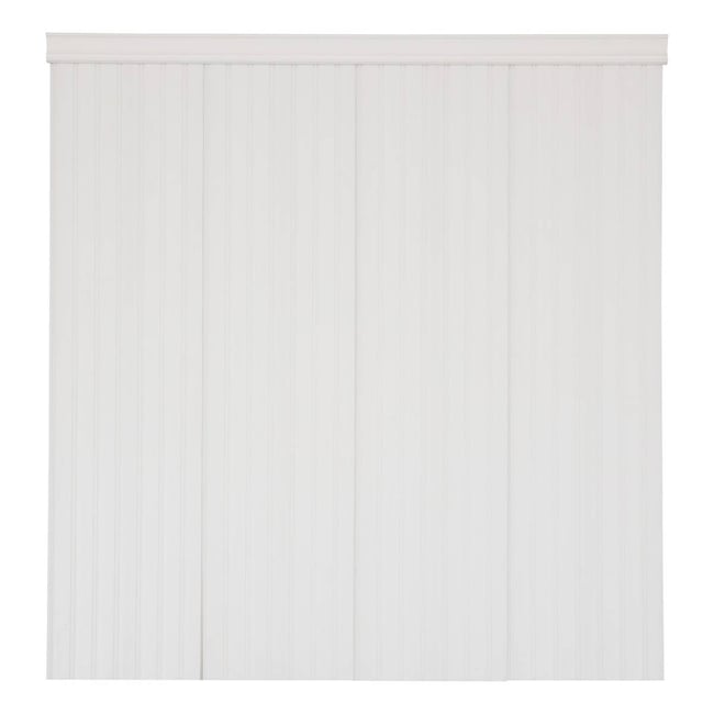 Lot de 4 panneaux de soubassement BENY Couleur blanc <span itemprop=