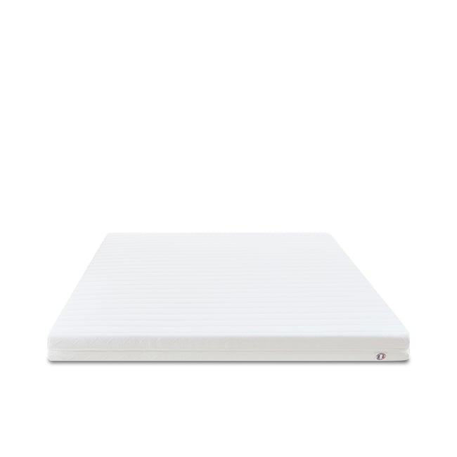 Matelas Mousse Egio 160x200 cm Accueil Latex Like Couleur blanc <span itemprop=