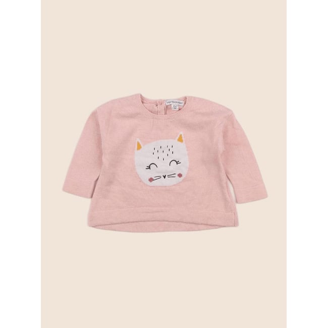 Pull - Très bon état rose <span itemprop=
