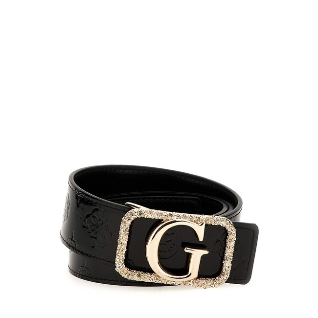 Ceinture Arnela Logo 4G Pivoine noir <span itemprop=