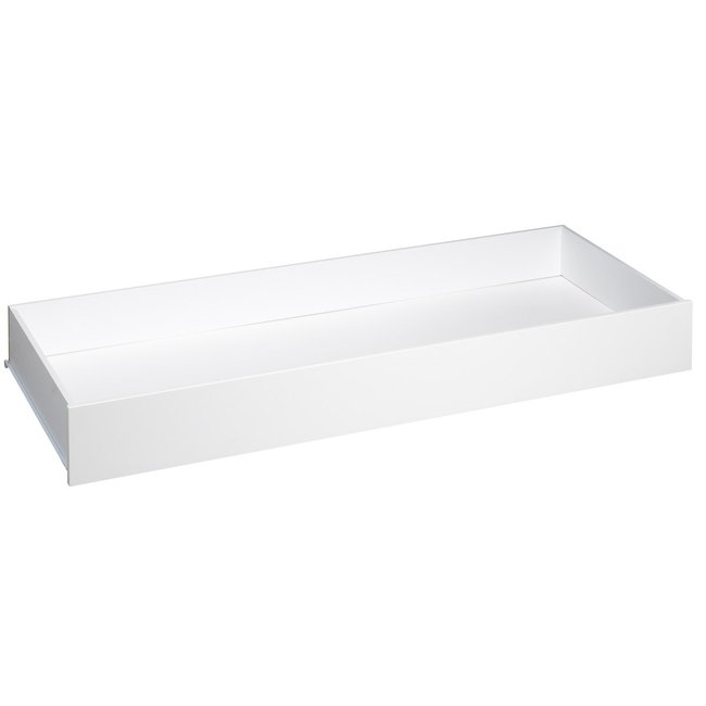 Tiroir pour lit évolutif en bois Couleur blanc <span itemprop=