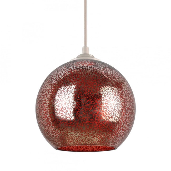 Suspension en verre, BOLIENE Couleur bronze <span itemprop=