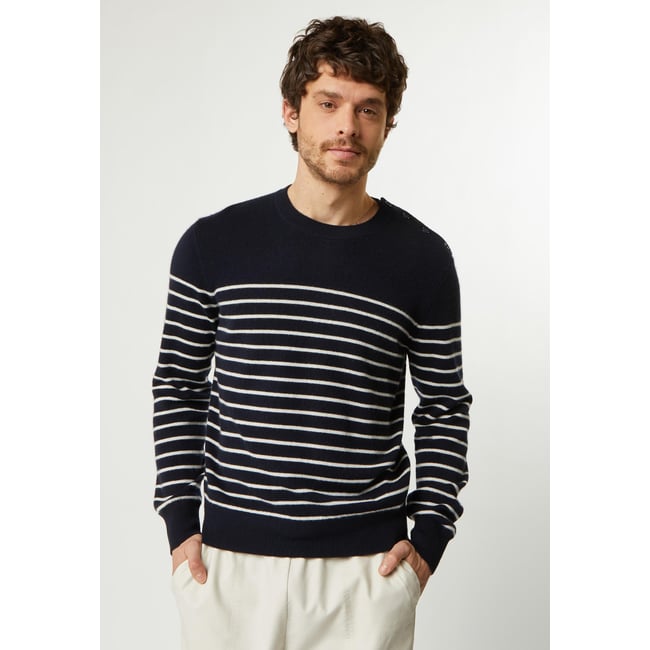 Pull homme marinière cachemire - RODIER