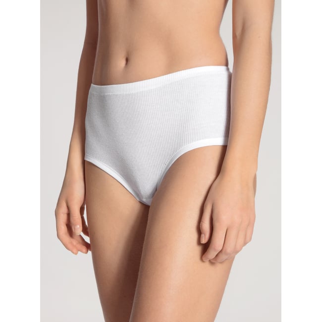 Culotte taille haute Coton ICONICS blanc <span itemprop=