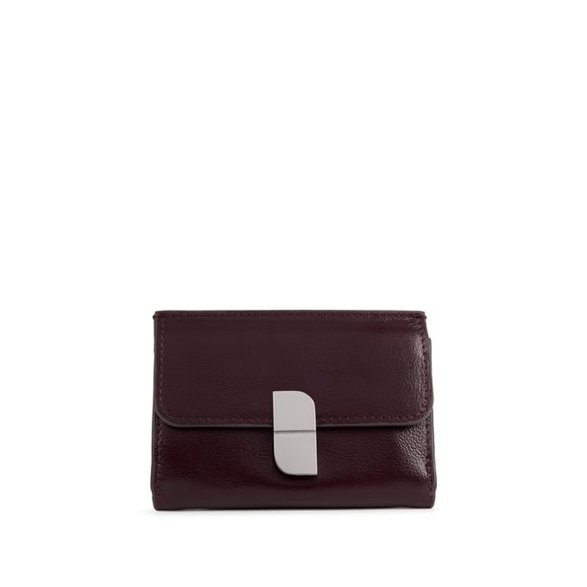 Portefeuille à fermeture magnétique en cuir JOA - NAT & NIN