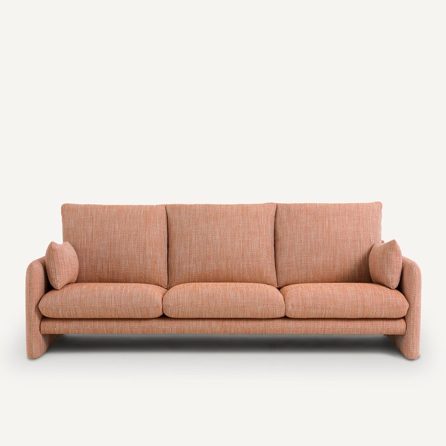 Sofa Luciano, Chevron in Tweed-Optik roussillon/blau <span itemprop=