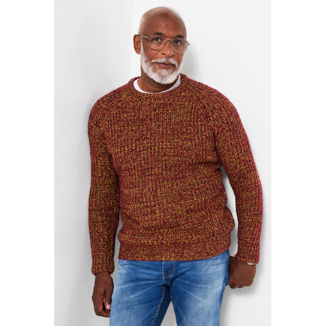 Pull Col Rond Style Marin multicolore <span itemprop=