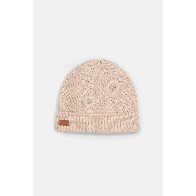 Bonnet brodé, ALINIOU beige <span itemprop=