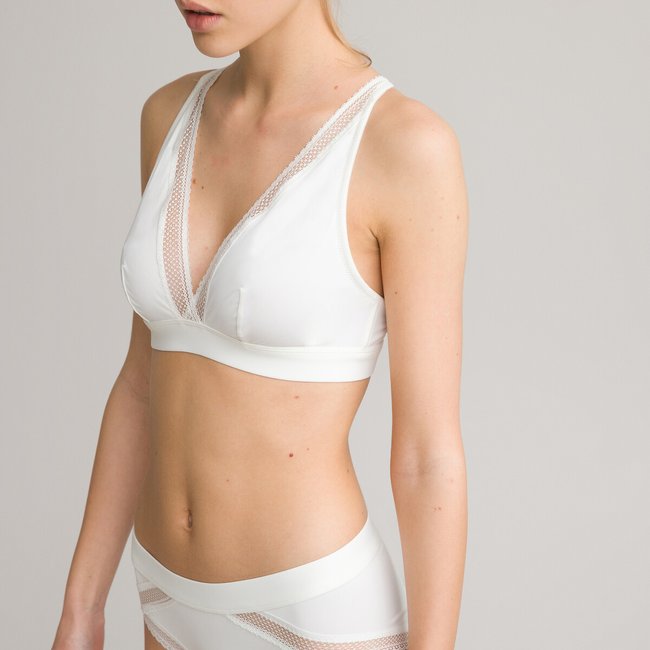 Soutien-gorge foulard en microfibre ivoire LA REDOUTE COLLECTIONS