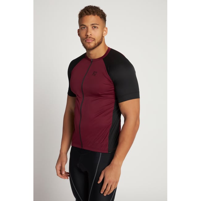 Maillot de cyclisme rouge vin <span itemprop=